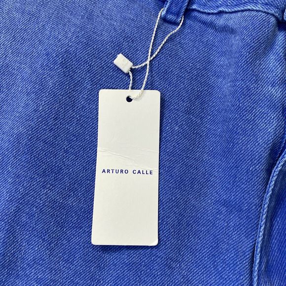 ARTURO CALLE MEN'S SHORTS GOLF BLUE SIZE 36 - Slim FIt - Picture 5 of 10